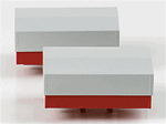 Herpa 51828 HO Truck Accessories Covered Flatbed Ballast Carrier for Heavy Tractor Pkg 2