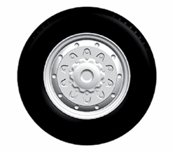 Herpa 52931 HO Truck Accessories All-Terrain Front Axle Type 1 Pkg 8