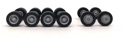 Herpa 5479 HO Planetary Hub Truck Wheels 2 Fronts 4 Rears