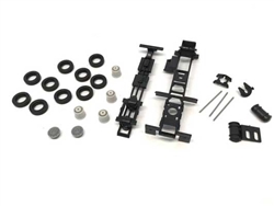 Herpa 5484 HO Kenworth-Peterbilt-GMC Short Chassis Kit Unpainted Black
