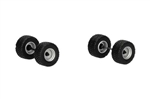 Herpa HO Heavy Duty Trailer Wheelsets for Krampe Bigbody 650 Trailer 8 Sets