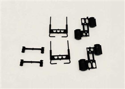 Herpa 5501 HO Semi Tractor Stacks Breather Fuel Tanks Unpainted