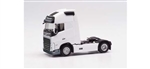 Herpa 6613 HO Peterbilt Super-B Tractor w/Log Trailer & Load Assembled Light Blue Black