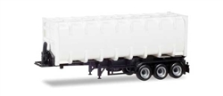Herpa 76234 HO Truck/Trailers 30' Bulk Container Trailer