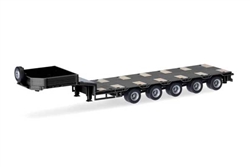 Herpa 76388 HO Goldhofer Drop Deck 5-Axle Trailer Assembled Various Standard Colors