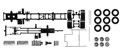 Herpa 84451 HO Volvo FH 3-Axle Chassis Kit Pkg 2