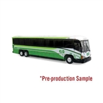 Iconic Replicas 1600572 N MCI D4505 Coach Assembled GO Transit
