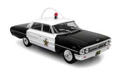 Iconic Replicas 430364 1/43 1964 Ford Galaxie Police Cruiser Assembled Mayberry