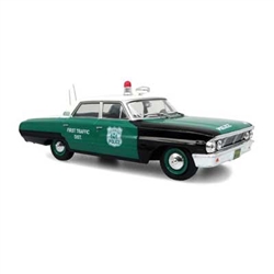 Iconic Replicas 430548 1/43 1964 Ford Galaxy Sedan Assembled New York City Police Department