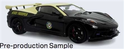 Iconic Replicas 430660 1/43 2023 Chevrolet Corvette C8 Interceptor Assembled Florida Highway Patrol