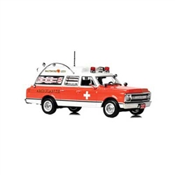 Iconic Replicas 500550 O 1/50 1969 Chevrolet C-10 Ambulance Assembled City of Baltmore