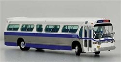Iconic Replicas HO GM SDH-5307 New Look Suburban Bus Lighted Assembled New York MTA #01122
