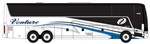Iconic Replicas 870463 HO VanHool TX-45 Motorcoach Bus Assembled Venture Tours