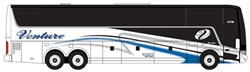 Iconic Replicas 870463 HO VanHool TX-45 Motorcoach Bus Assembled Venture Tours