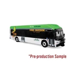 Iconic Replicas 870535 HO New Flyer Xcelsior Charge FC Bus Assembled AC Transit