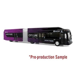 Iconic Replicas 870607 HO NFI Xcelsior XE60 5-Door Ariculated Bus Assembled Spokane Transit