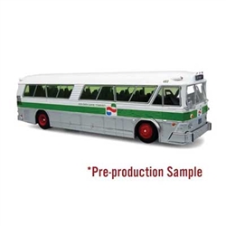 Iconic Replicas 870626 HO 1964 MCI MC-5A Coach Bus Assembled Golden Gate Transit