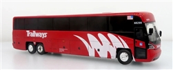 Iconic Replicas 870661 HO MCI D4520 Coach Bus Assembled Burlington Trailways