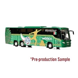Iconic Replicas 870718 HO Scania Touring HD Coach Assembled World Cup Mexico Soccer Team