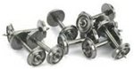 Intermountain 40058 HO Blackened Brass Ball Bearing Insulated Wheel Sets Pkg 6 33"