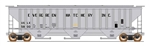 Intermountain 653109 N 4750 Rib Side 3-Bay Covered Hopper Evergreen Hatchery Inc # 5902