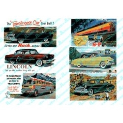 JL Innovative 173 40/50's Auto/Transportation Billboard Sign