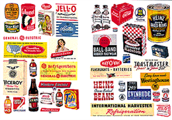 JL Innovative 182 HO Consumer Product Posters 1940s & 1950s Household