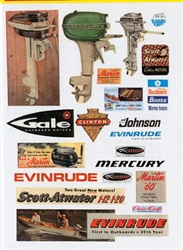 JL Innovative 264 HO 1940s-1960s Boat & Motor Signs Pkg 46