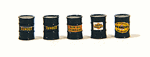 JL Innovative 312 HO Gas Station Barrels Pkg 5 Green