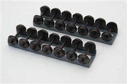 JL Innovative 348 HO Wheel Cradles Unpainted Metal Castings 2 Cradles and 14 Scale Wheelsets
