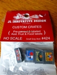 JL Innovative 424 HO Custom Crates Fruit and Food Series Small Assorted