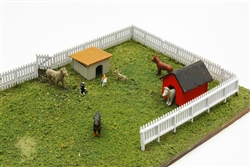 JL Innovative 493 HO Dogs In Yard Detail Set