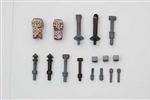 JL Innovative 494 HO Roof Stacks Vents & Chimneys Unpainted Metal Castings 16 Pieces