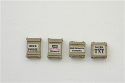 JL Innovative 532 HO Custom Explosives/TNT Crates Tan Pkg 4