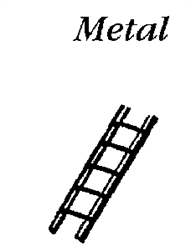 JL Innovative 552 HO Ladders Metal Silver 2 pk