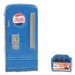 JL Innovative 744 HO Upright Soda Machine w/Case Pepsi Cola