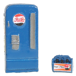 JL Innovative 744 HO Upright Soda Machine w/Case Pepsi Cola