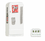 JL Innovative 747 HO Upright Soda Machine w/Case 7-Up