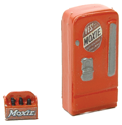 JL Innovative HO Upright Soda Machine w/Case Moxie