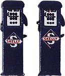 JL Innovative 829 HO Deluxe Custom Gas Pumps Painted Skelly
