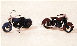 JL Innovative 902 HO Classic 1947 Motorcycle 2-Pack Kit 1 Stock 1 w/Saddlebags