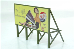 JL Innovative 975 HO 1950s Pepsi Custom Billboard Assembled