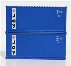 Jacksonville Terminal Company 205303 N Jay 20' Container 2 pk