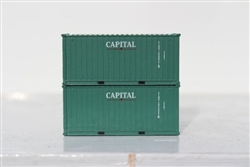 Jacksonville Terminal Company 205317 N Capital 20' Container 2 pk