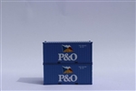 Jacksonville Terminal Company 205329 N P&O 20' Container 2 pk