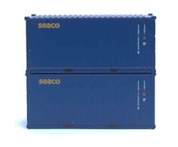 Jacksonville Terminal Company 205336 N Seaco 20' Container 2 pk