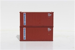 Jacksonville Terminal Company 205343 N Sea Star 20' Contain 2 pk