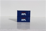 Jacksonville Terminal Company 205368 N APL 20' Container Set