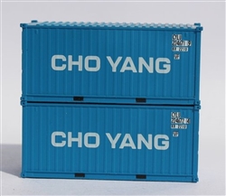 Jacksonville Terminal Company 205430 N Cho Yang 20' Container 2 pk