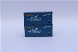 Jacksonville Terminal Company 205439 N SWPU 20' Container 2 pk